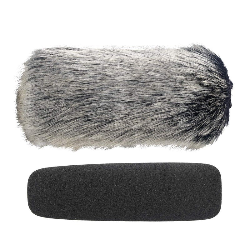 SUNMON Windscreen Muff and Foam for Rode VideoMic, NTG2, NTG1 and WSVM Microphone, Indoor Outdoor Microphone Windshield (2 PACK) - Image 1
